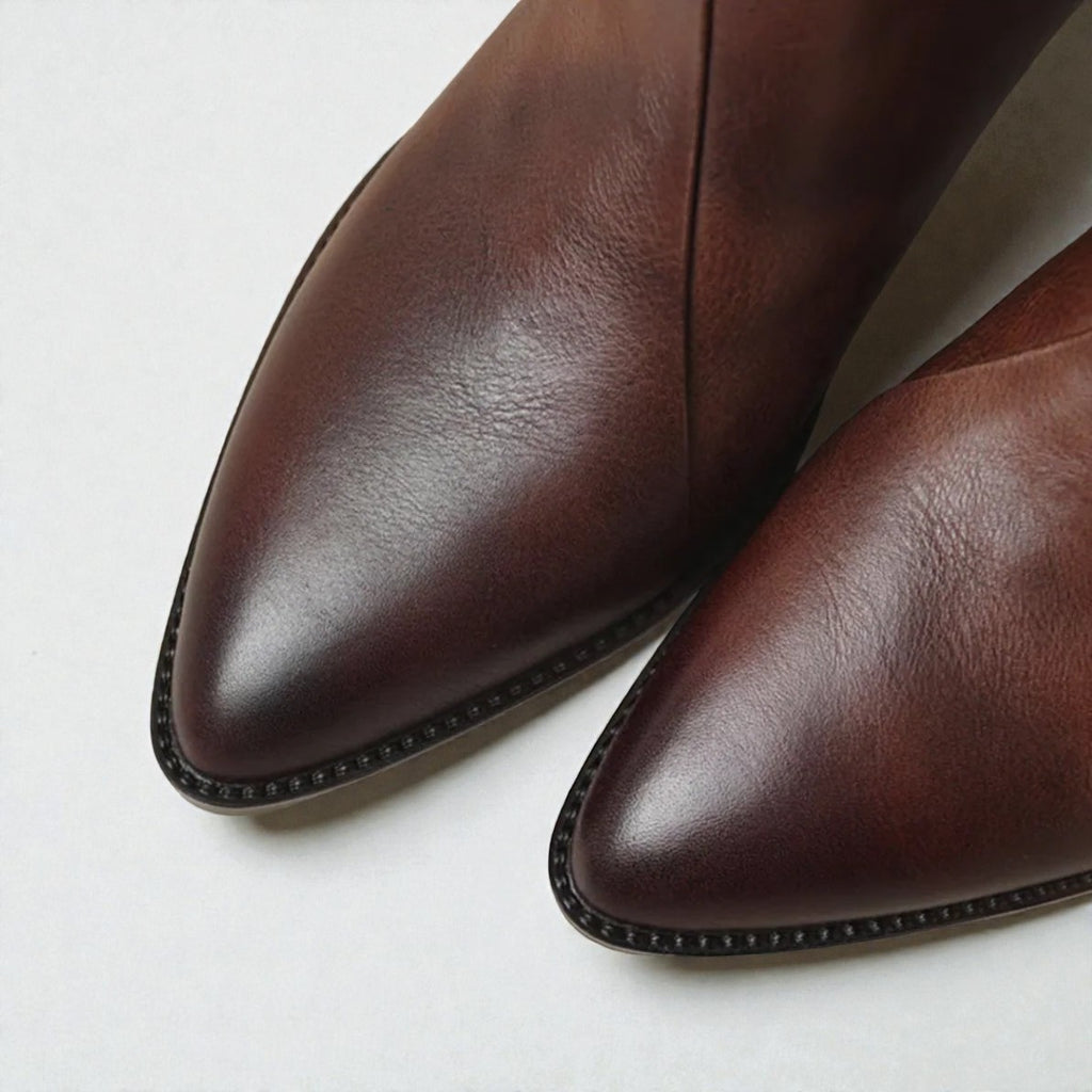 CAMILLE | BOTTINES DE LUXE À TALON BAS