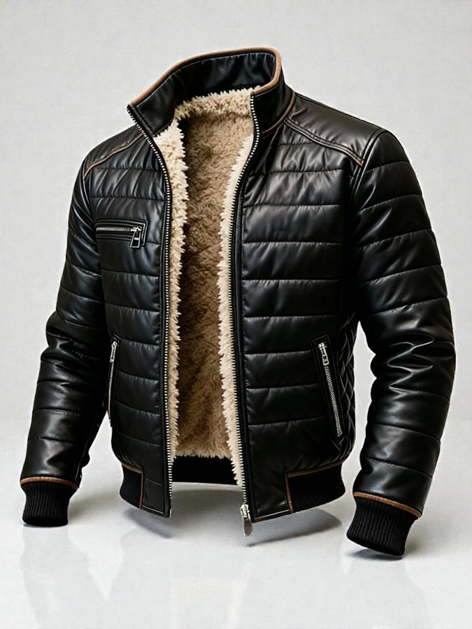 BRUNON | VESTE MATELASSÉE DOUBLÉE PELUCHE