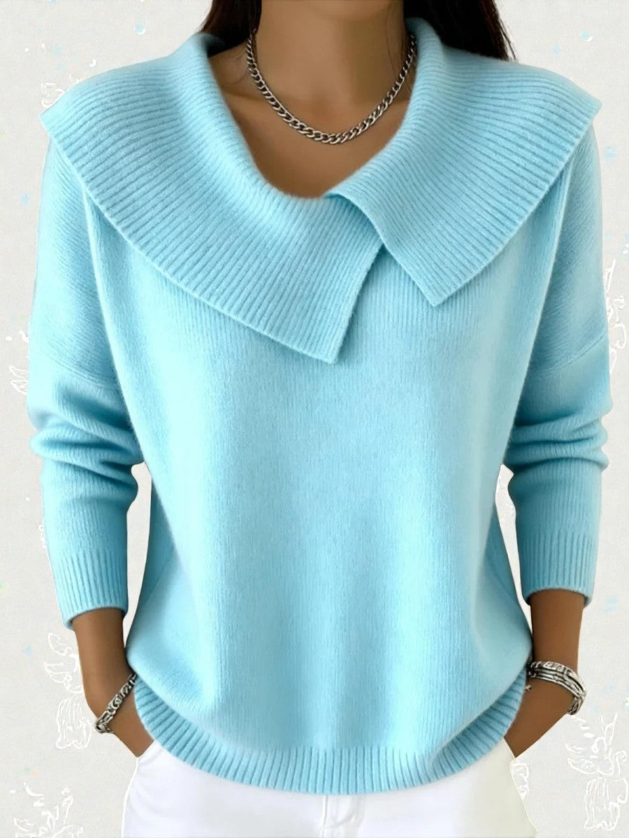 LUCINE | PULL DOUX À COL SOUPLE