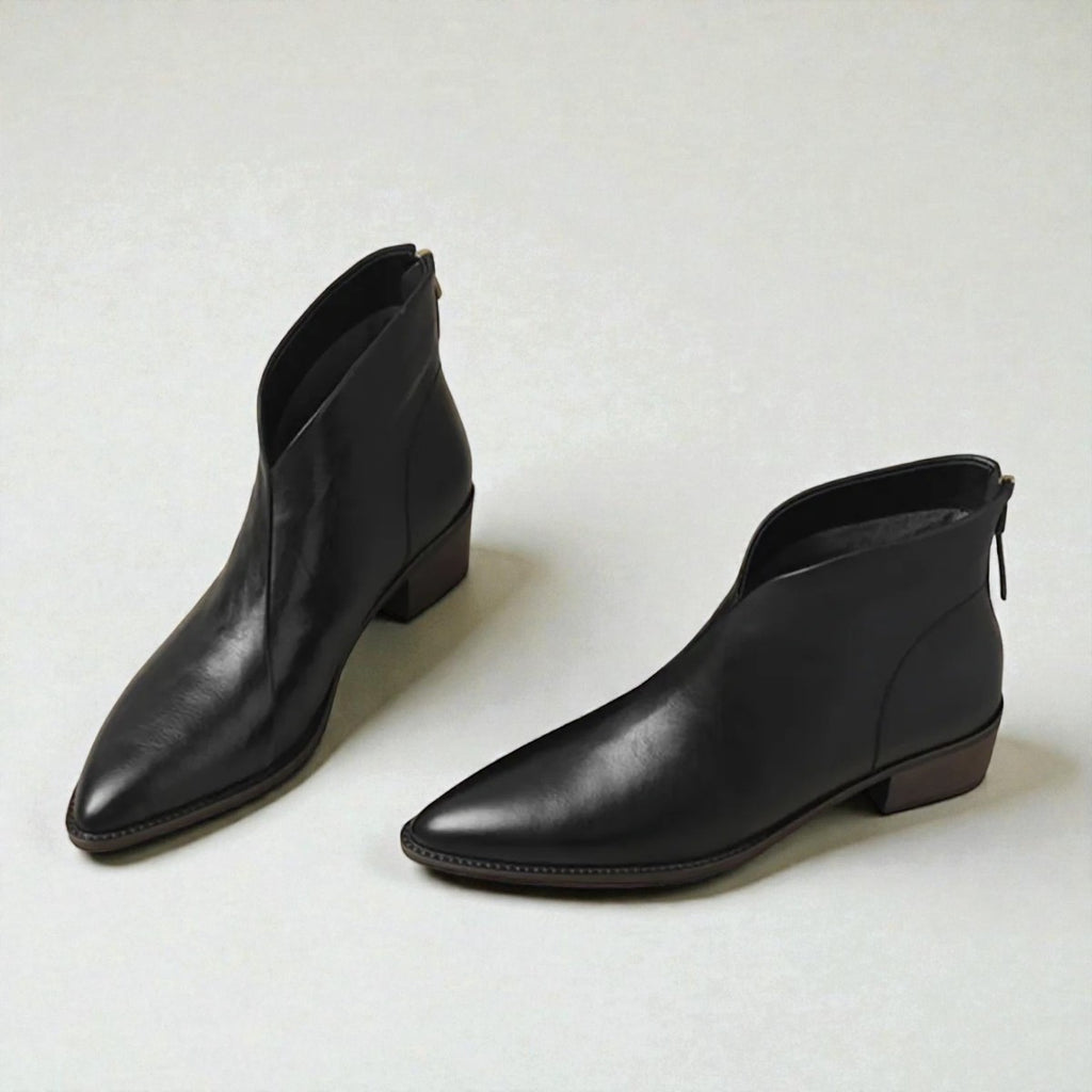 CAMILLE | BOTTINES DE LUXE À TALON BAS