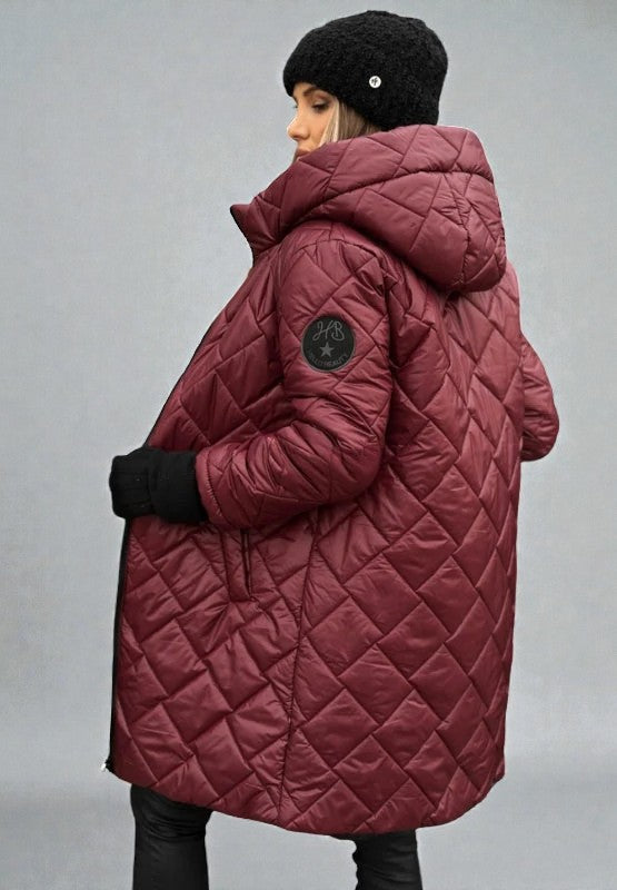 VÉRA | MANTEAU DUVETÉ MATELASSÉ AVEC CAPUCHE