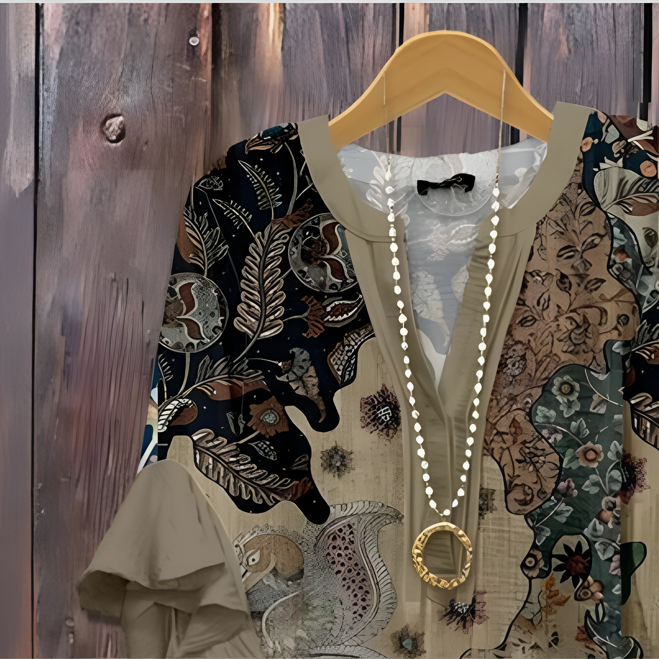 KORNELIA | BLOUSE ÉLÉGANTE À MOTIFS