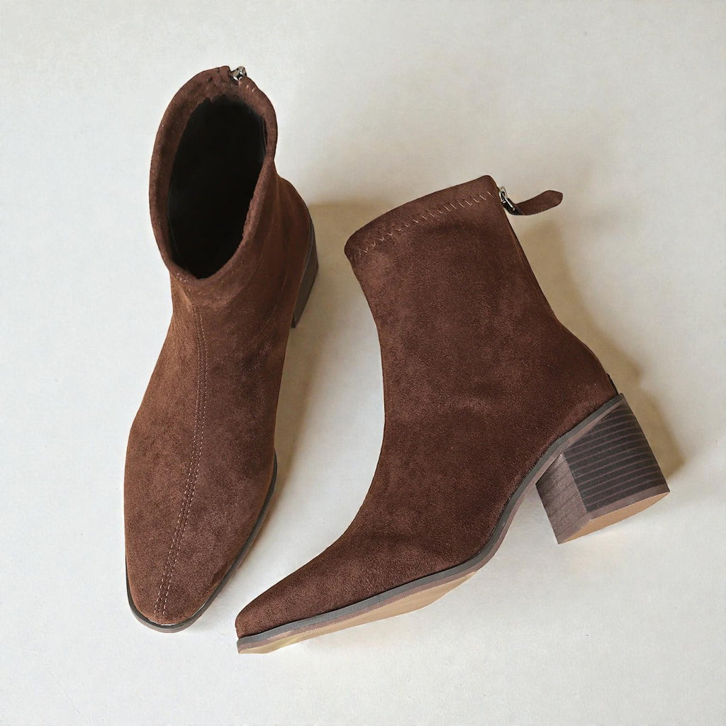 GIULIANA | BOTTINES ÉLÉGANTES EN DAIM