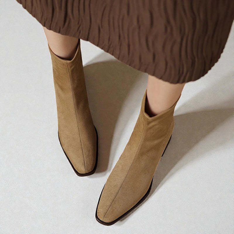 GIULIANA | BOTTINES ÉLÉGANTES EN DAIM