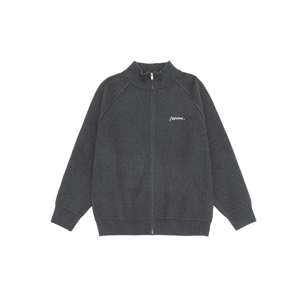 CARDIGAN TRICOTÉ À FERMETURE