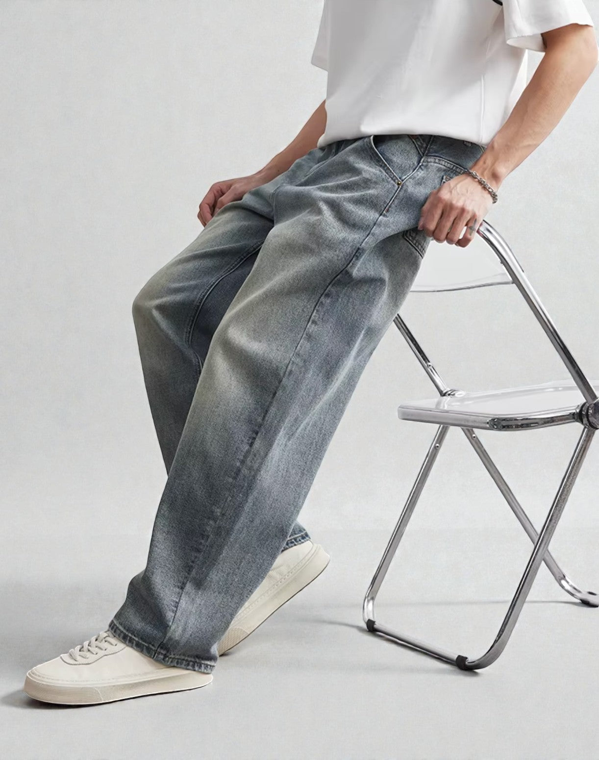 JEAN DROIT BLEU VINTAGE