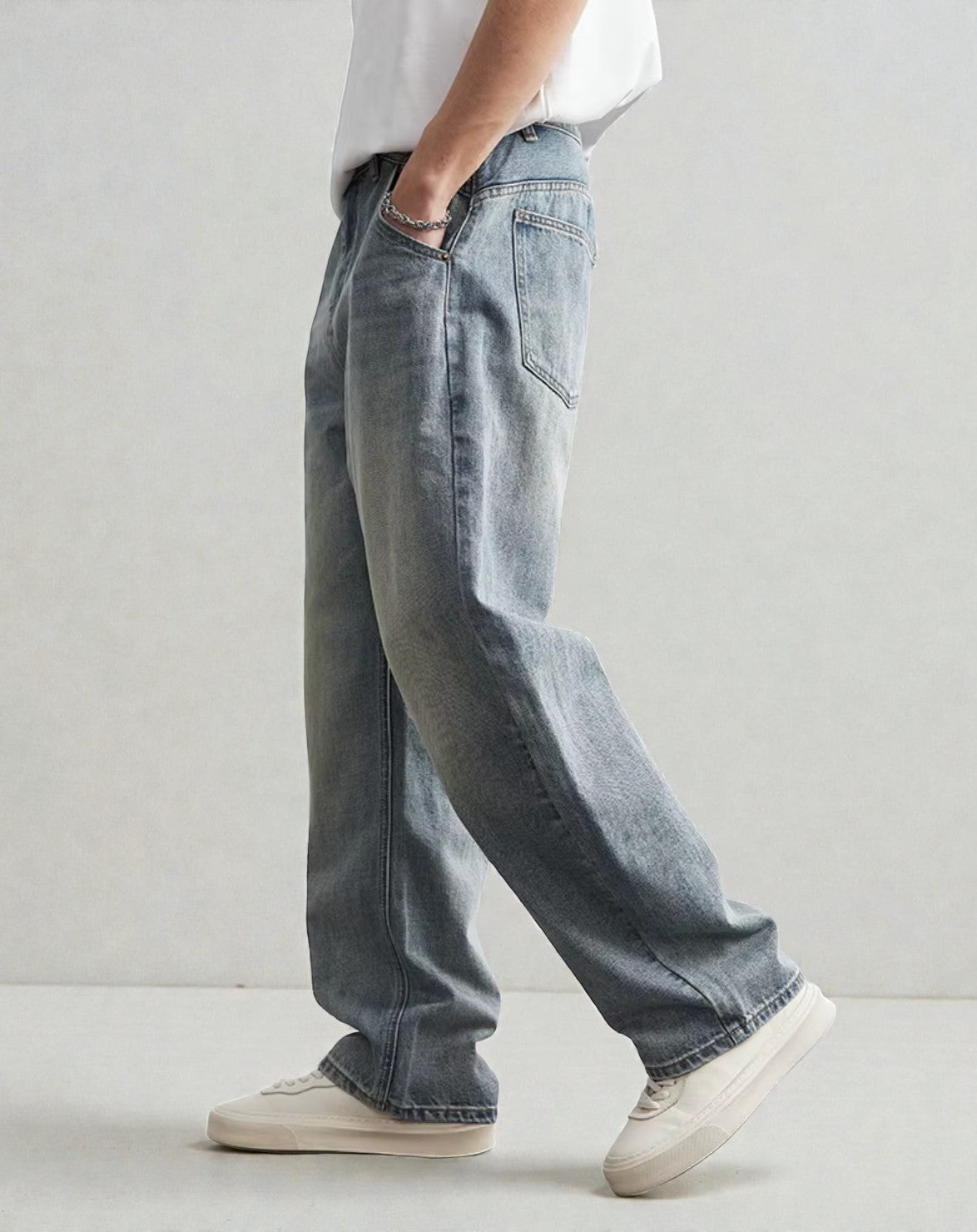 JEAN DROIT BLEU VINTAGE