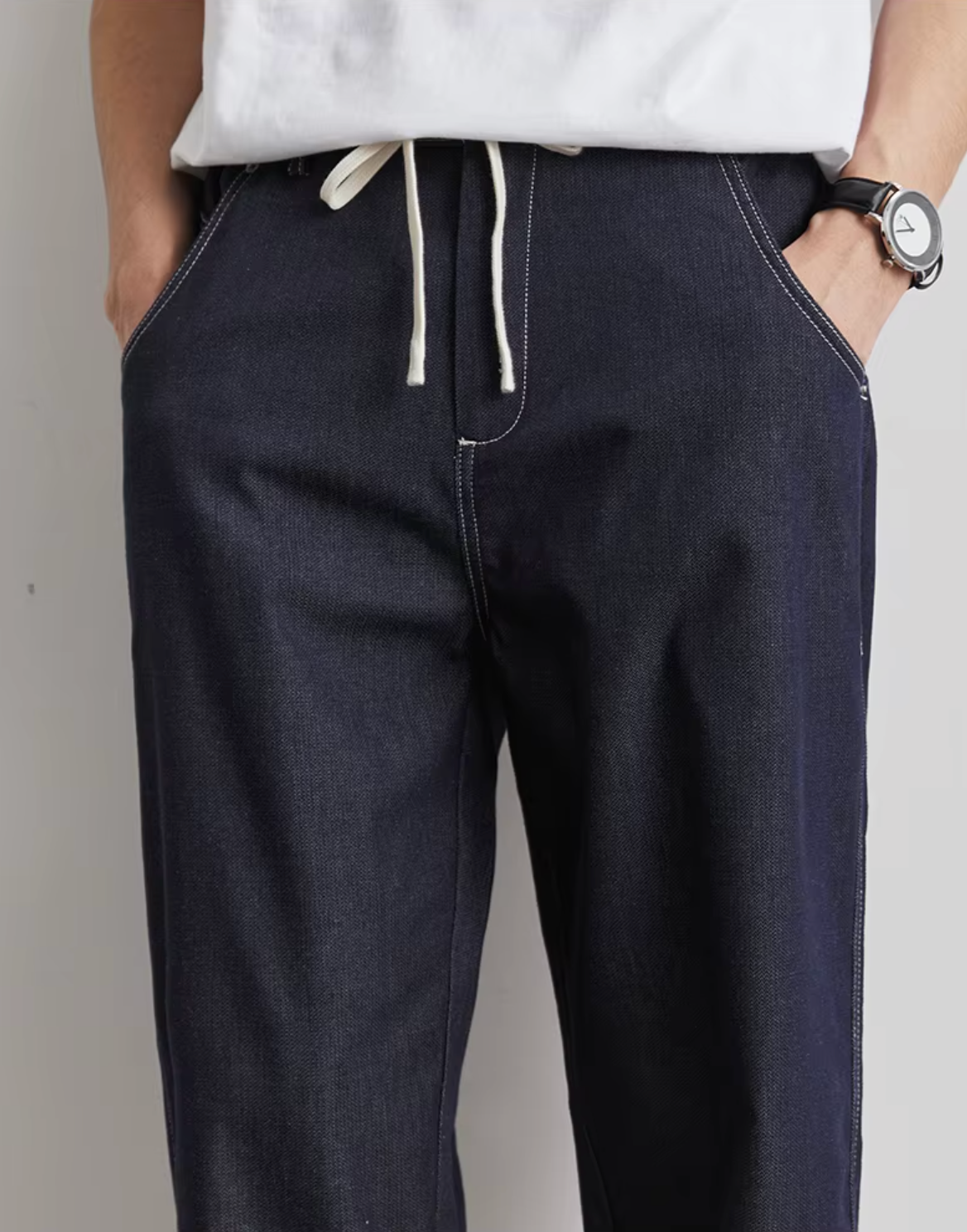 JEAN FUSELÉ EN COTON