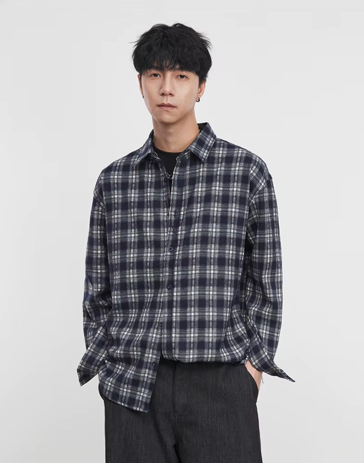 CHEMISE PLAID DÉCONTRACTÉE