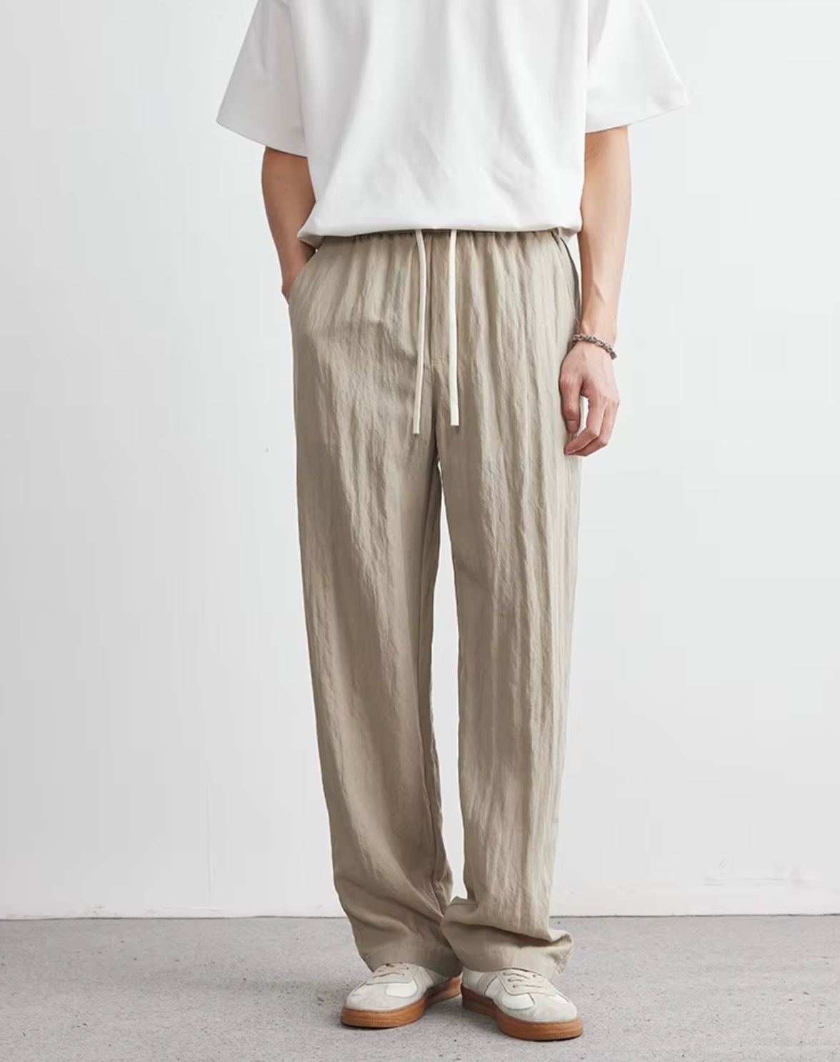 PANTALON DÉCONTRACTÉ EN LIN