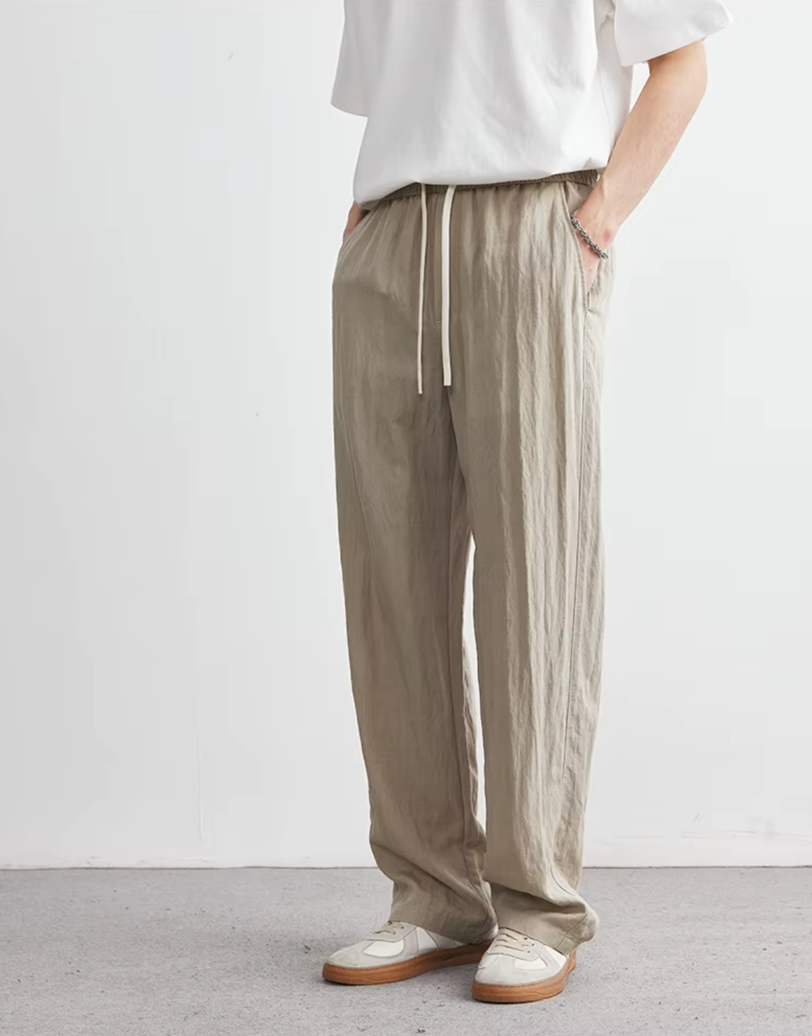 PANTALON DÉCONTRACTÉ EN LIN