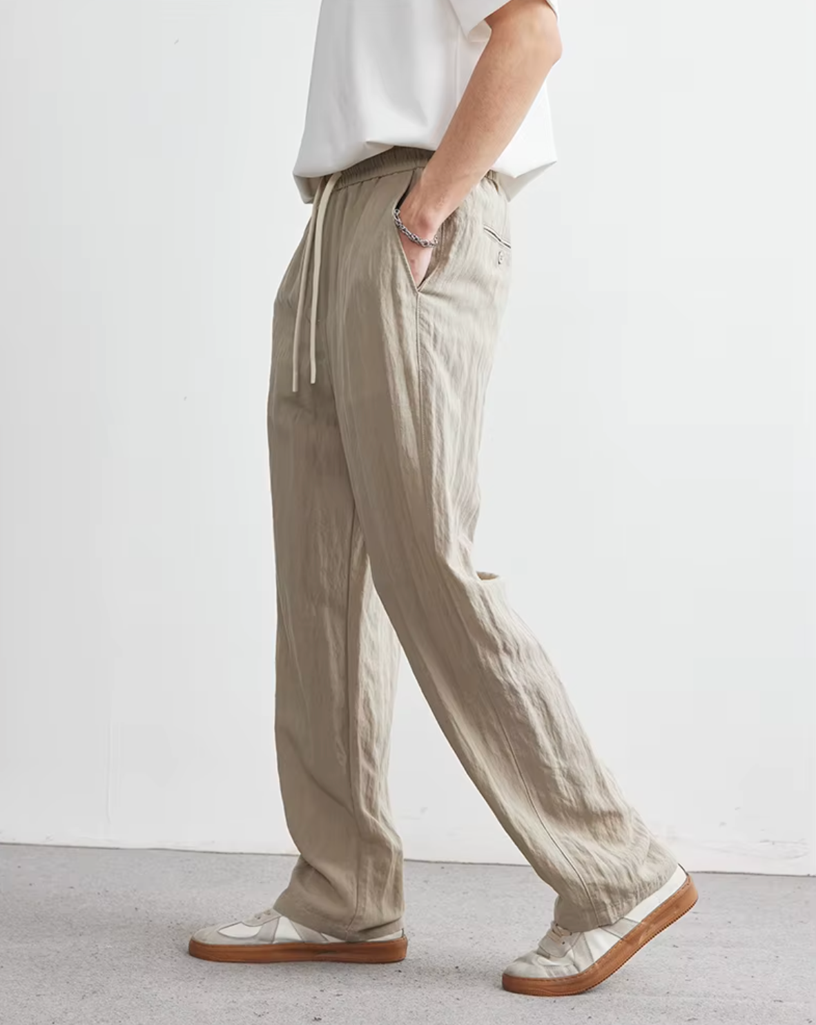 PANTALON DÉCONTRACTÉ EN LIN