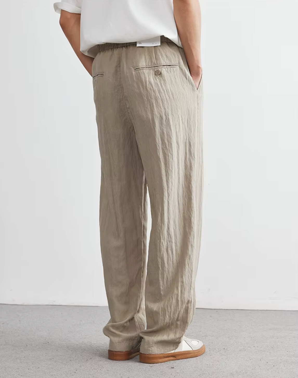 PANTALON DÉCONTRACTÉ EN LIN