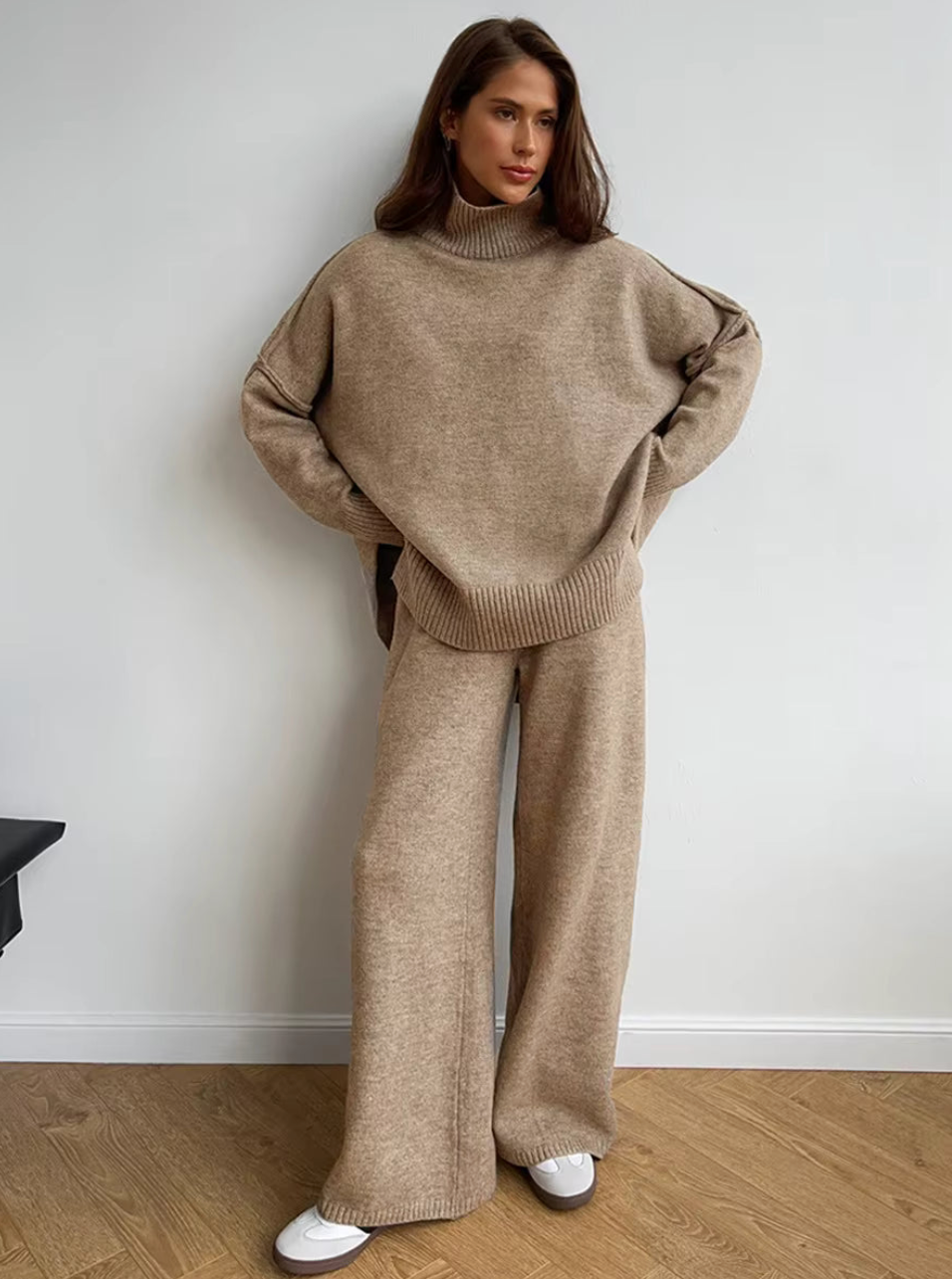 ALBA | ENSEMBLE COL ROULÉ TRICOTÉ