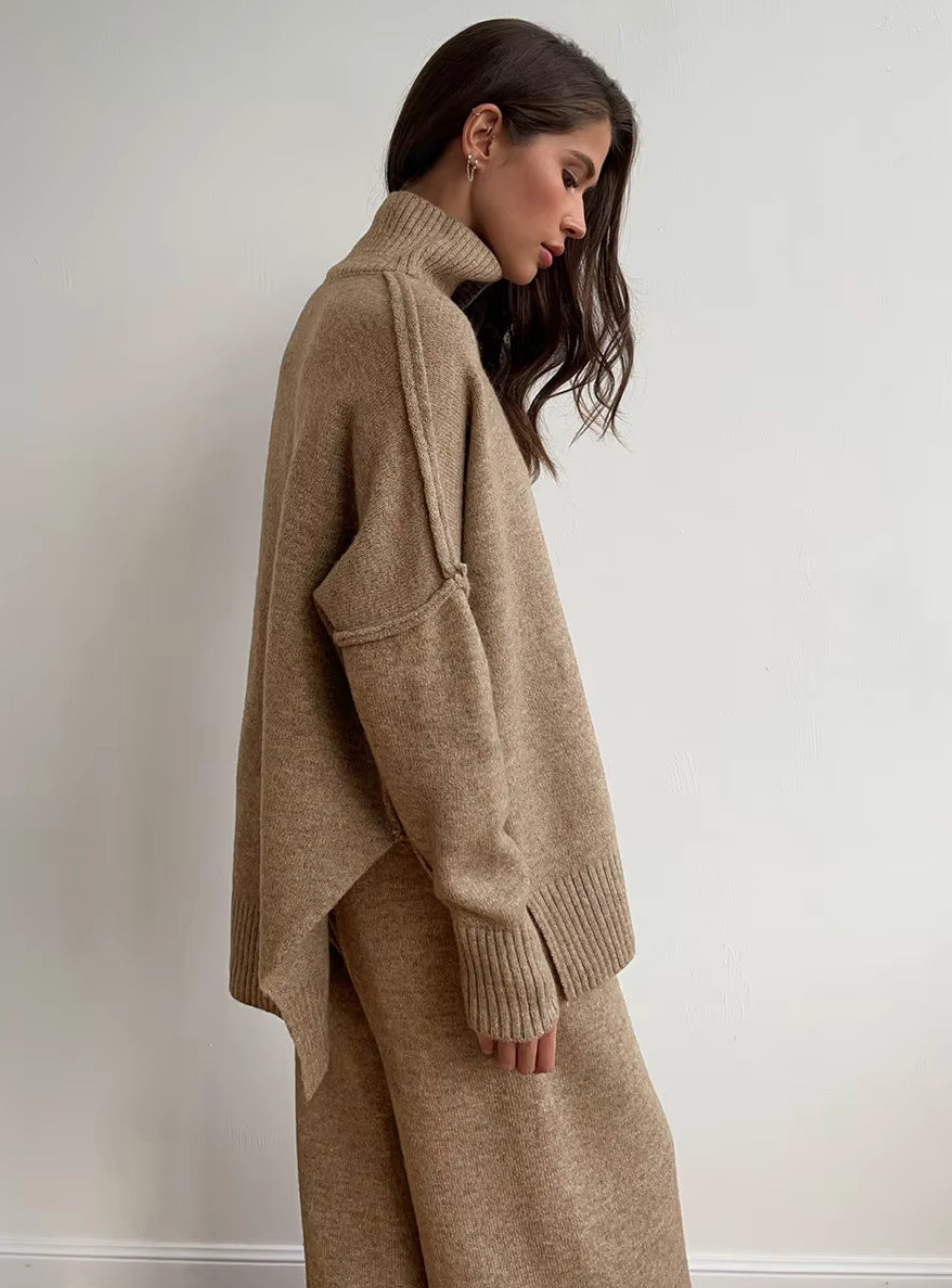 ALBA | ENSEMBLE COL ROULÉ TRICOTÉ