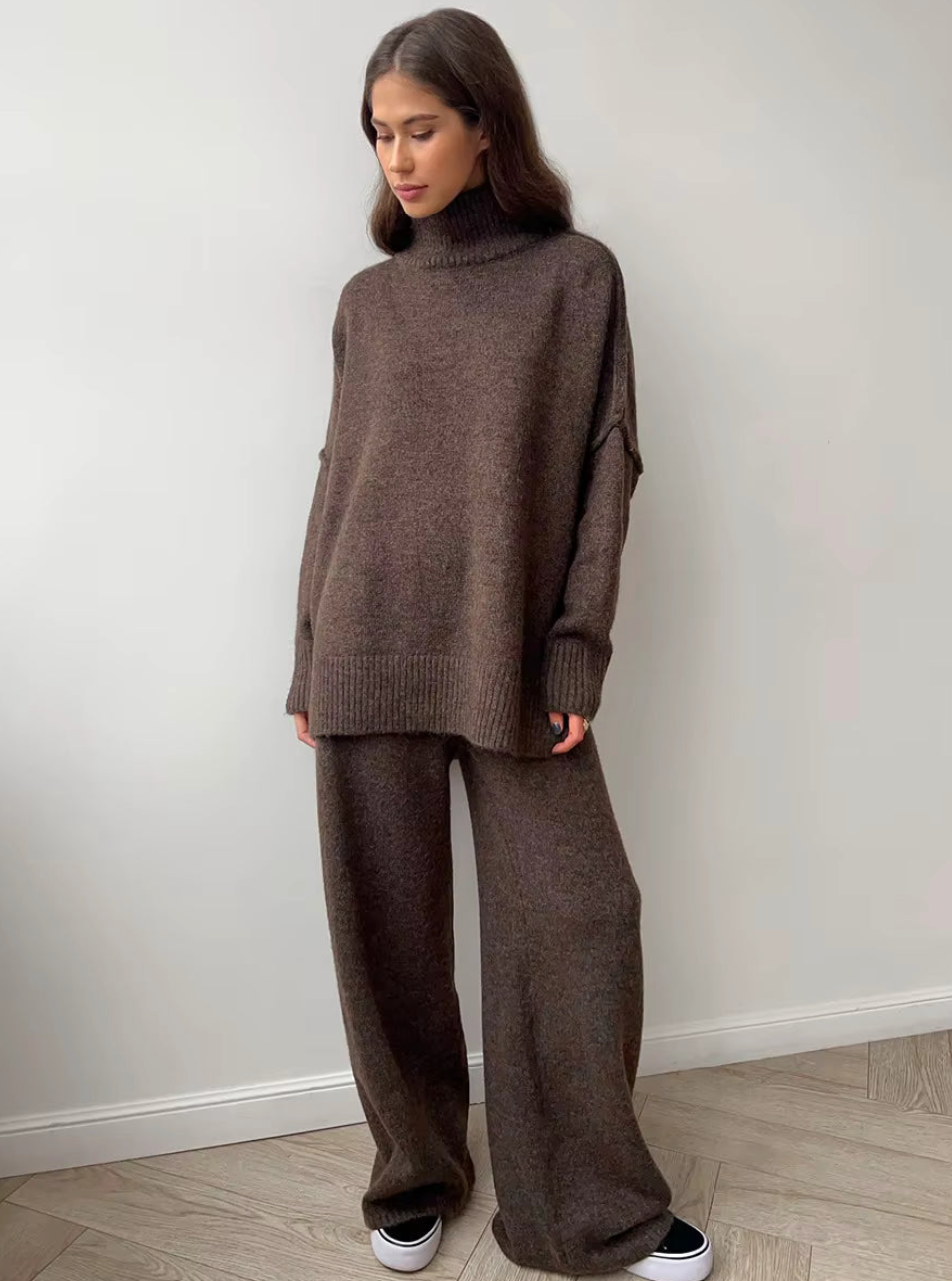 ALBA | ENSEMBLE COL ROULÉ TRICOTÉ