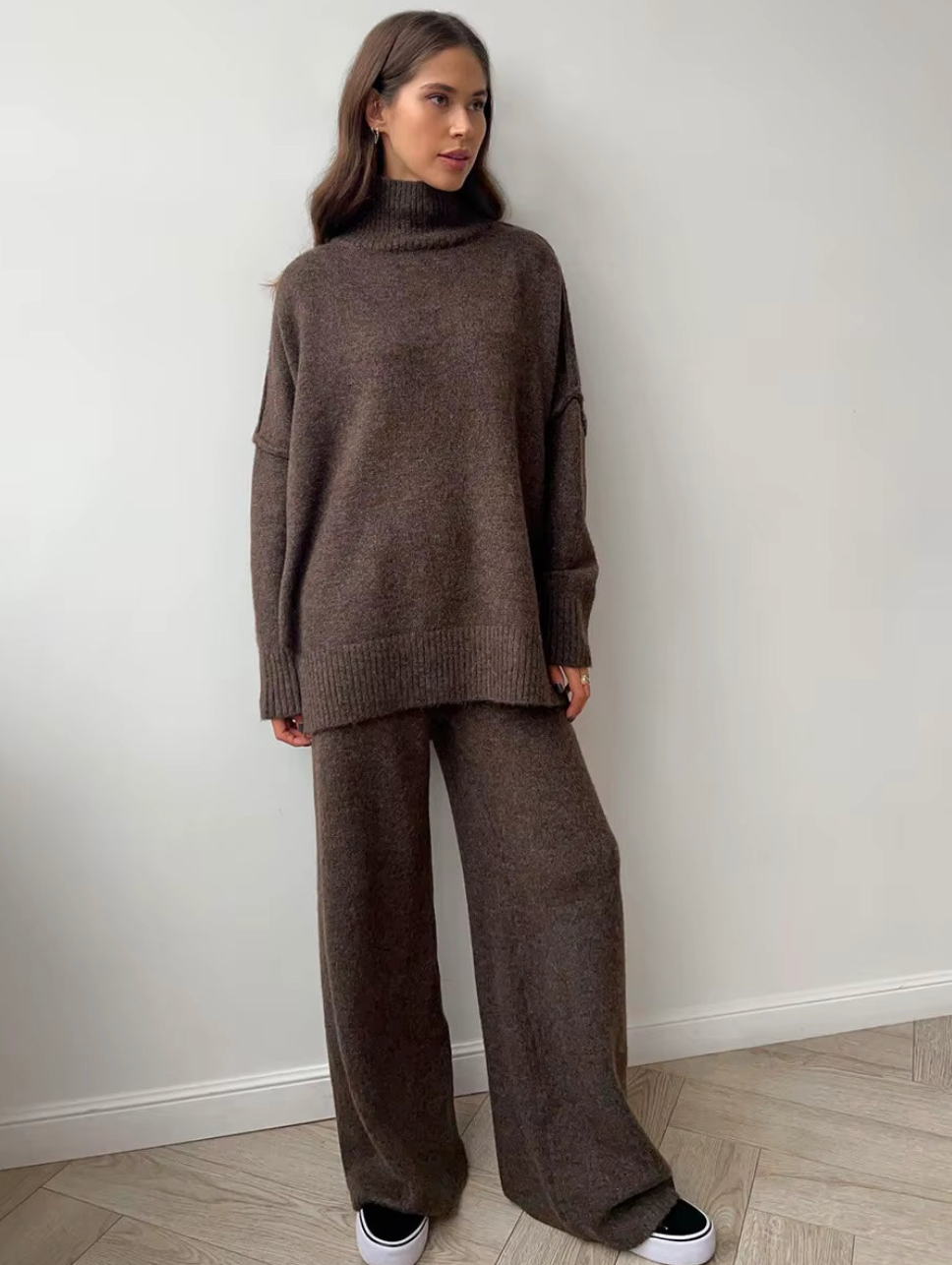 ALBA | ENSEMBLE COL ROULÉ TRICOTÉ