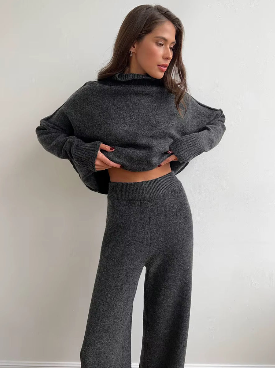 ALBA | ENSEMBLE COL ROULÉ TRICOTÉ