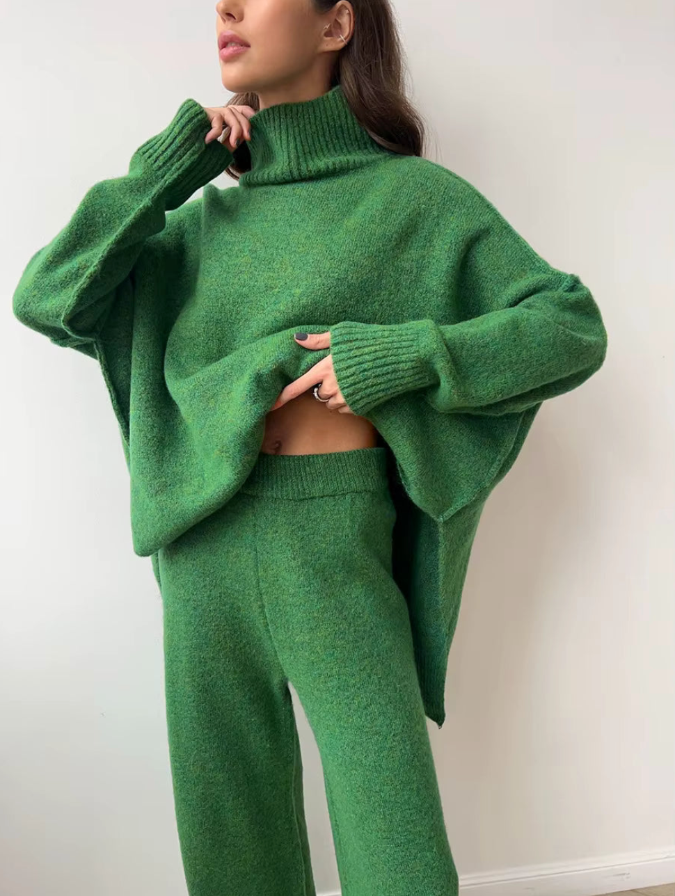 ALBA | ENSEMBLE COL ROULÉ TRICOTÉ