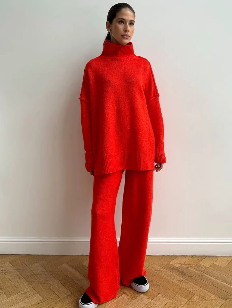 ALBA | ENSEMBLE COL ROULÉ TRICOTÉ