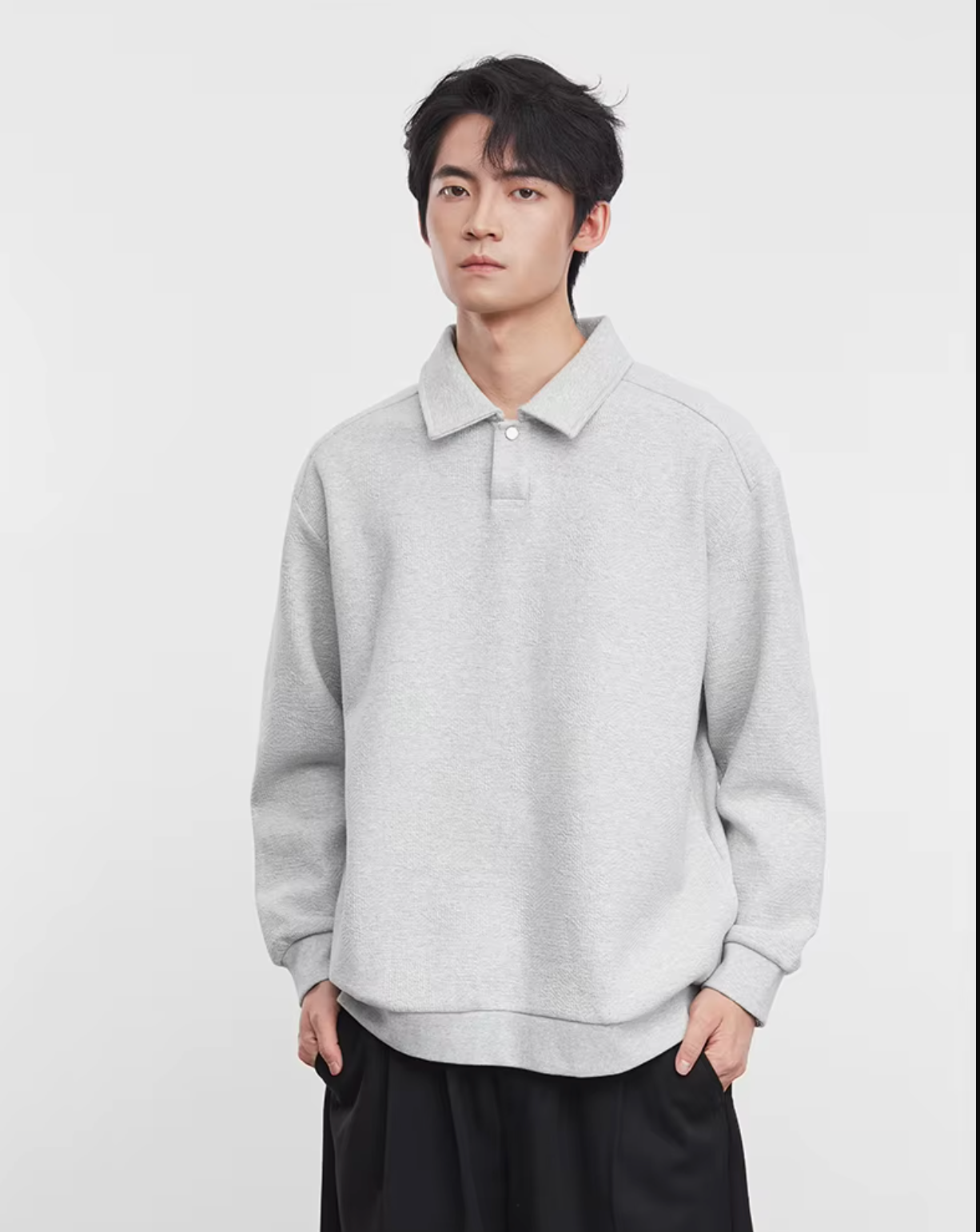 POLO SWEATSHIRT DÉCONTRACTÉ