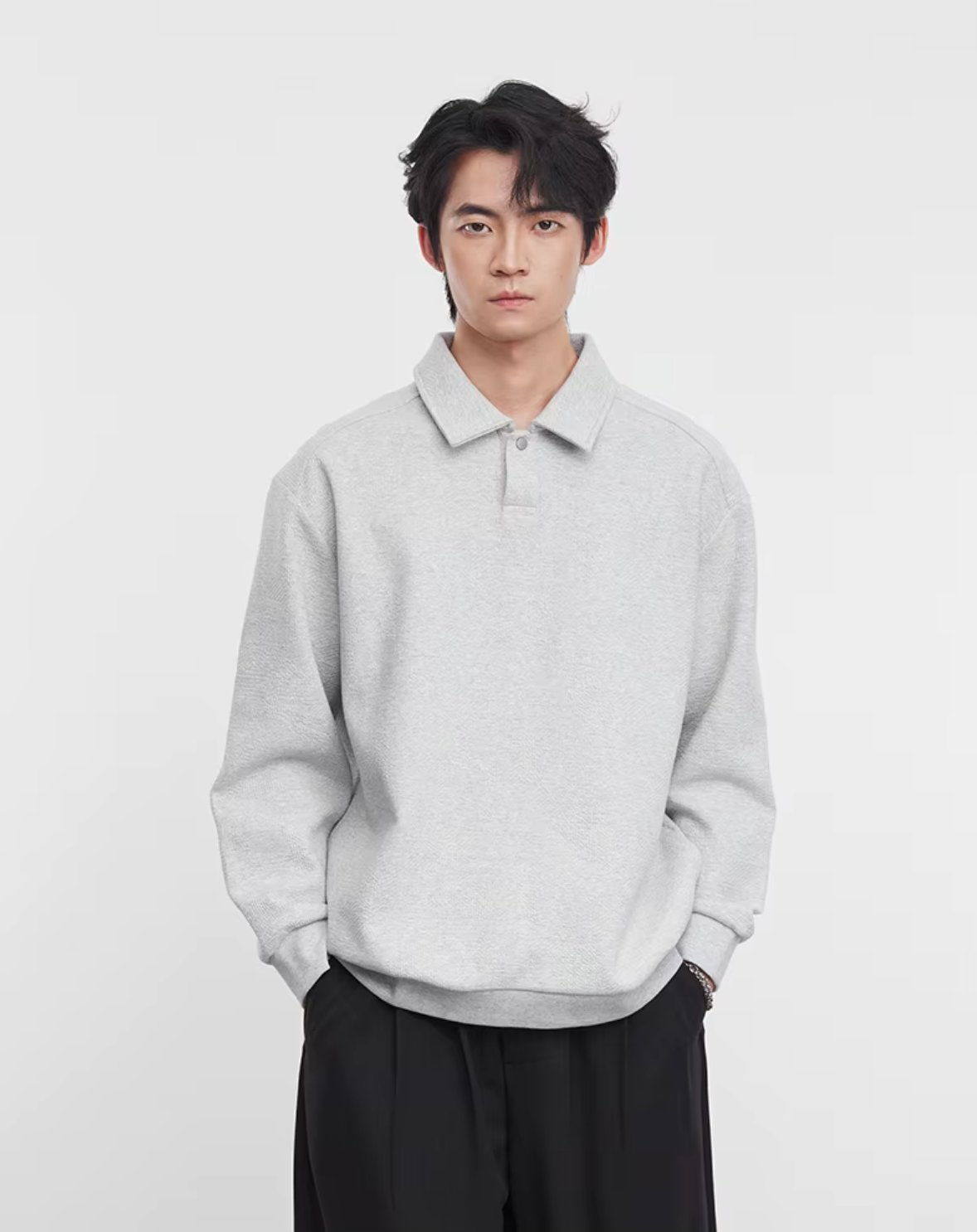 POLO SWEATSHIRT DÉCONTRACTÉ