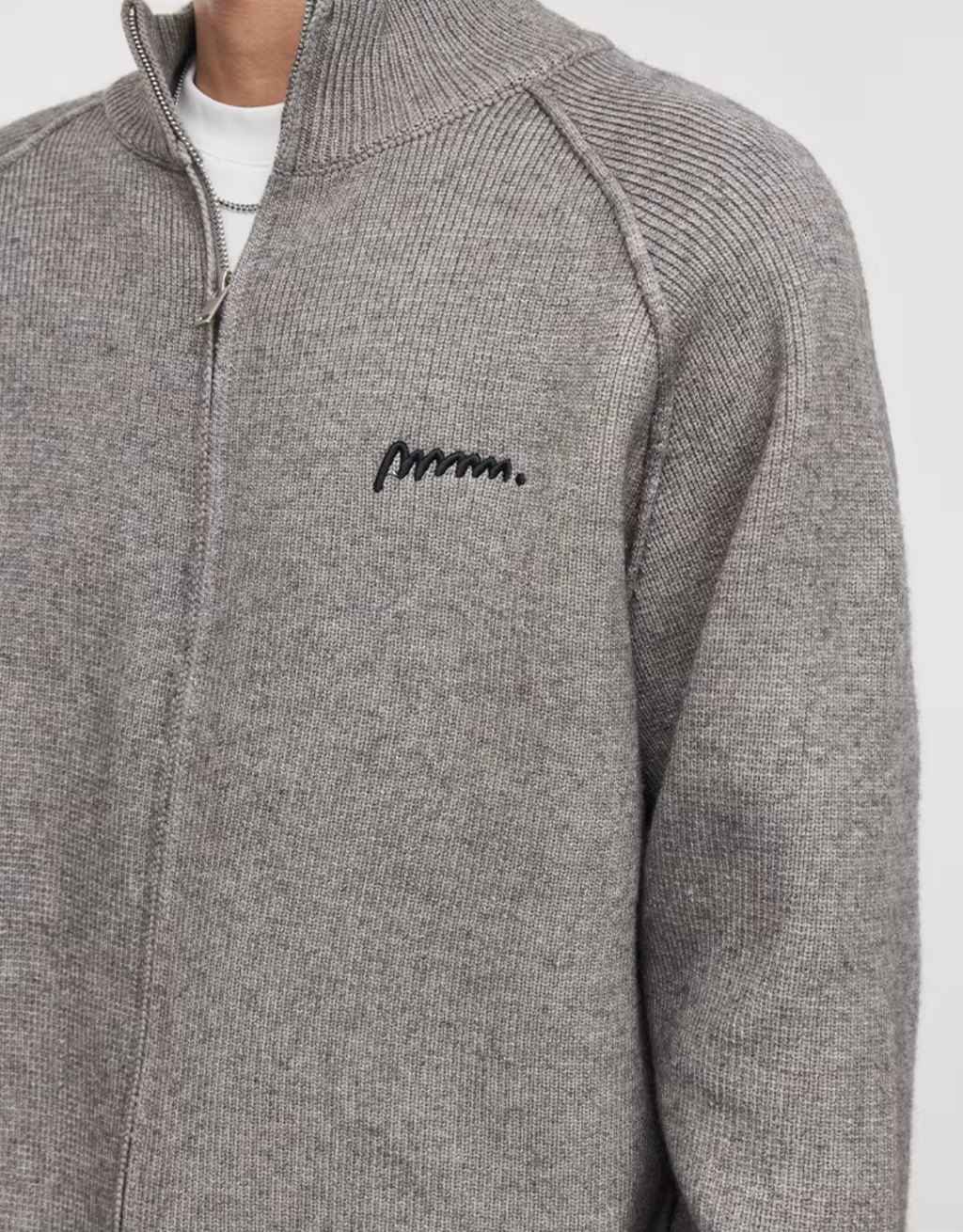 CARDIGAN TRICOTÉ À FERMETURE