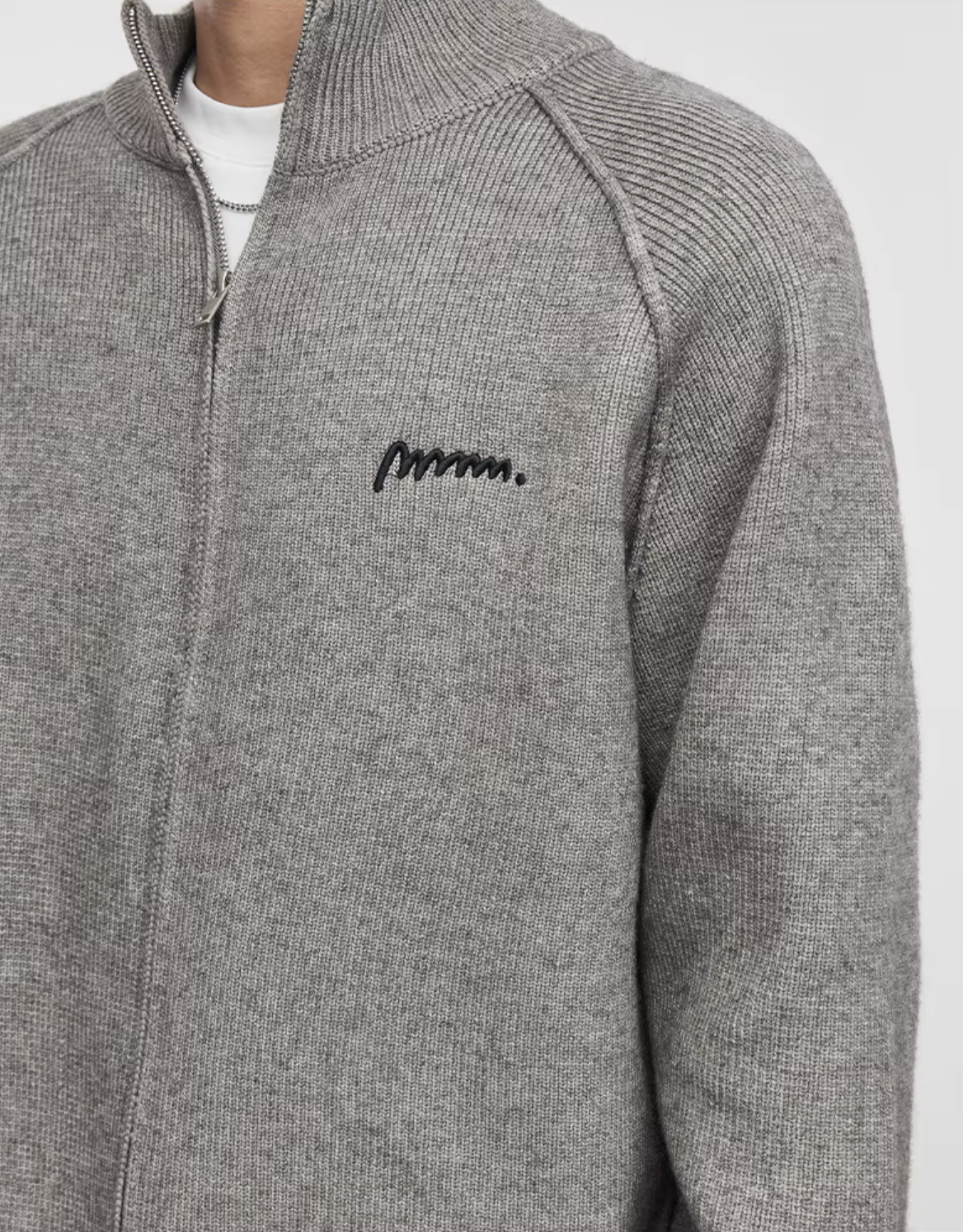 CARDIGAN TRICOTÉ À FERMETURE