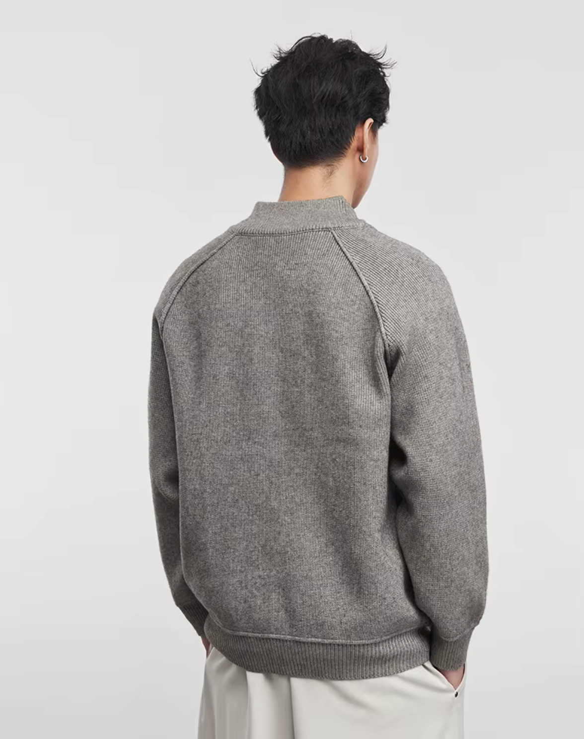 CARDIGAN TRICOTÉ À FERMETURE