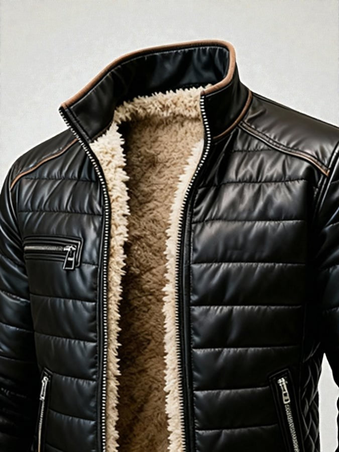 BRUNON | VESTE MATELASSÉE DOUBLÉE PELUCHE