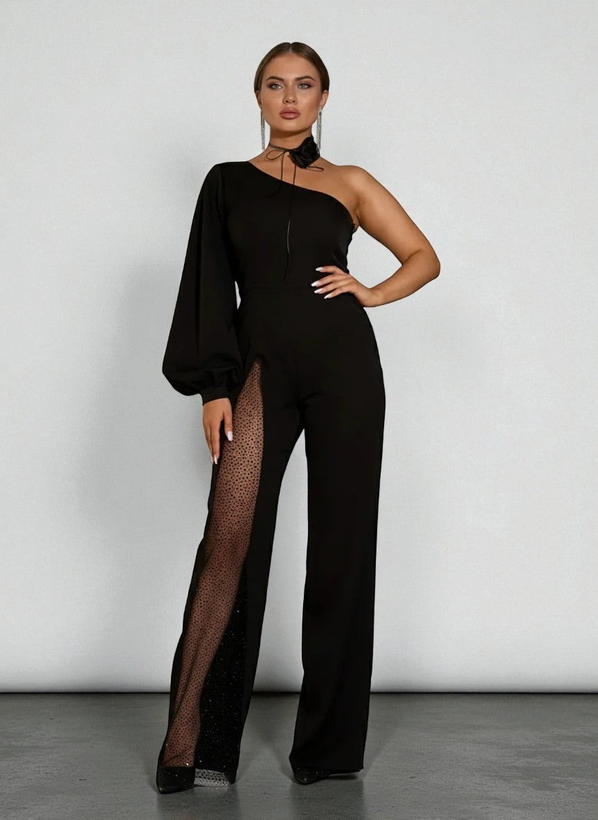 IRÉNA | COMBINAISON ÉLÉGANTE À UNE ÉPAULE